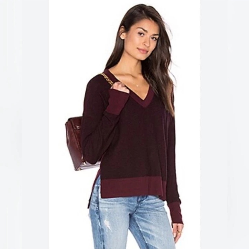 Rag & Bone Taylor V Neck Merino Wool Sweater XS